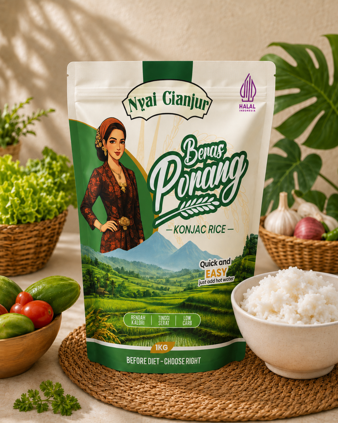 Kemasan Nyai Cianjur 1 kg